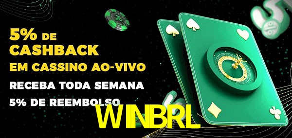 Promoções do cassino ao Vivo WINBRL